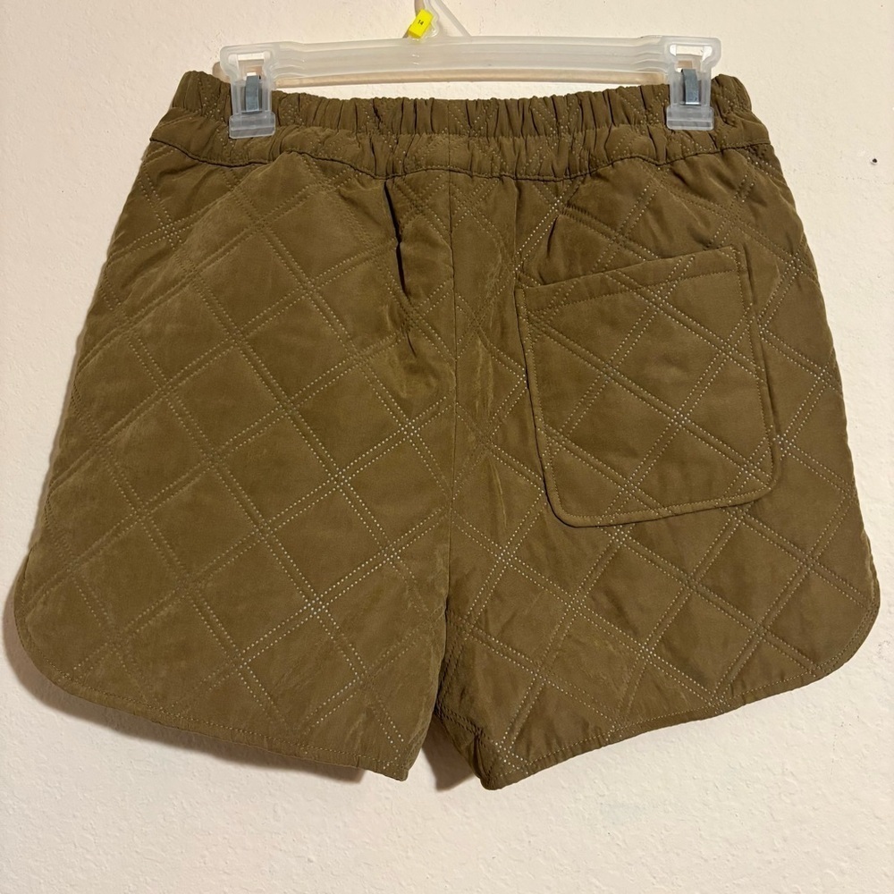 Gianni bini Sho Lolly Quilted Brown Shorts size XS, NWT